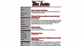 What Tiderinsider.com website looked like in 2022 (1 year ago)