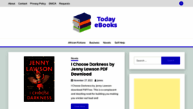 What Todayebooks.com website looked like in 2022 (1 year ago)