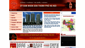 What Thudo.gov.vn website looked like in 2022 (1 year ago)