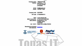 What Topaslt.com website looked like in 2022 (1 year ago)
