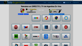 What Teleargentina.com website looked like in 2022 (2 years ago)