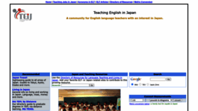 What Teaching-english-in-japan.net website looked like in 2022 (1 year ago)