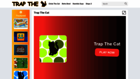 What Trapthecat.net website looked like in 2022 (1 year ago)