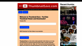 What Thumbnailsave.com website looked like in 2022 (1 year ago)