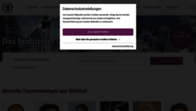 What Trauerhilfe.it website looked like in 2022 (1 year ago)