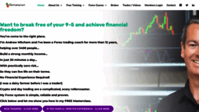 What Theforextradingcoach.com website looked like in 2022 (1 year ago)
