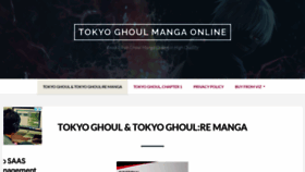 What Tokyo-ghoul.com website looked like in 2022 (1 year ago)
