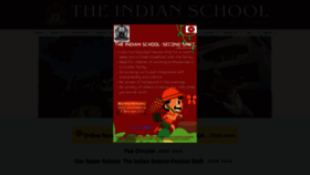 What Theindianschool.in website looked like in 2022 (1 year ago)