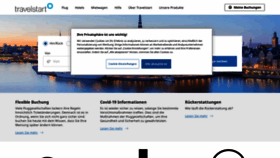 What Travelstart.de website looked like in 2022 (1 year ago)