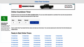 What Timerminutes.com website looked like in 2022 (1 year ago)