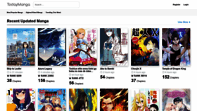 What Todaymanga.com website looked like in 2022 (1 year ago)