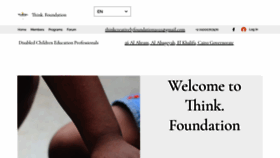 What Think-foundation.com website looked like in 2022 (1 year ago)