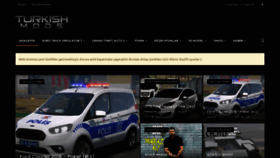 What Turkishmods.com website looked like in 2022 (1 year ago)