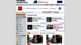 What Tunisie-annonce.com website looked like in 2022 (1 year ago)
