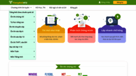 What Tienganhk12.com website looked like in 2022 (1 year ago)