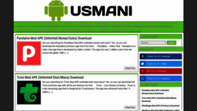 What Techusmanii.com website looked like in 2022 (1 year ago)