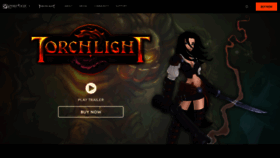 What Torchlight1.com website looked like in 2022 (1 year ago)