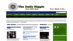 What Thedailyripple.org website looked like in 2022 (1 year ago)
