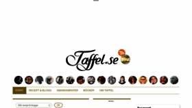What Taffel.se website looked like in 2022 (1 year ago)