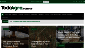What Todoagro.com.ar website looked like in 2022 (1 year ago)