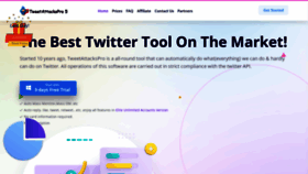 What Tweetattackspro.com website looked like in 2022 (1 year ago)