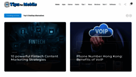 What Tipsformobile.com website looked like in 2022 (2 years ago)