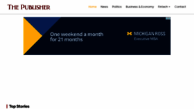 What Thepublisherngr.com website looked like in 2022 (3 years ago)