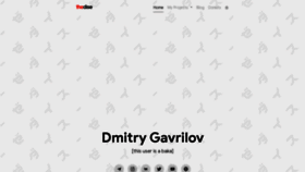 What Thedise.me website looked like in 2022 (2 years ago)