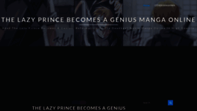 What Thelazyprince.com website looked like in 2022 (1 year ago)