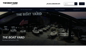 What Theboatyardinc.com website looked like in 2022 (1 year ago)