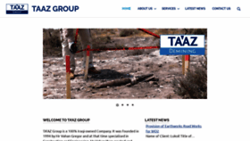 What Taazgroup.com website looked like in 2022 (1 year ago)