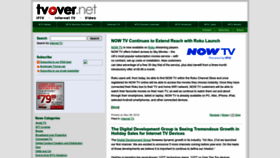 What Tvover.net website looked like in 2022 (1 year ago)