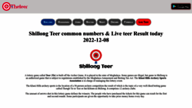 What Theteer.com website looked like in 2022 (1 year ago)