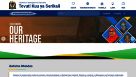 What Tanzania.go.tz website looked like in 2022 (1 year ago)