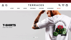 What Terracesmenswear.co.uk website looked like in 2022 (1 year ago)