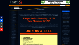 What Trafficg.com website looked like in 2022 (1 year ago)