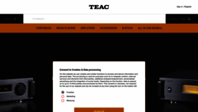 What Teac-audio.eu website looked like in 2022 (1 year ago)