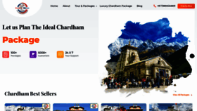 What Thechardhamyatra.com website looked like in 2022 (1 year ago)