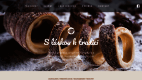What Trdelnik.com website looked like in 2022 (1 year ago)