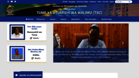 What Tsc.go.tz website looked like in 2022 (1 year ago)