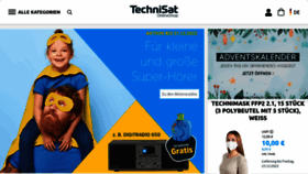 What Technishop.de website looked like in 2022 (1 year ago)