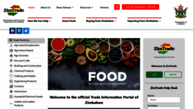 What Tradezimbabwe.com website looked like in 2022 (1 year ago)