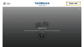 What Thegeorgian.com website looked like in 2022 (1 year ago)