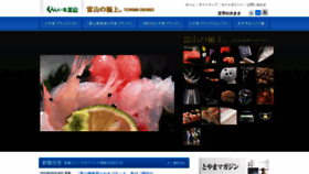 What Toyama-brand.jp website looked like in 2022 (1 year ago)