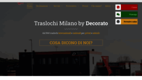 What Traslochidecorato.it website looked like in 2022 (1 year ago)