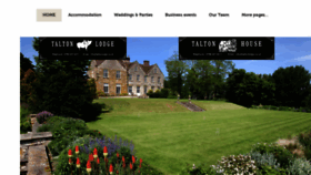 What Taltonlodge.co.uk website looked like in 2022 (1 year ago)