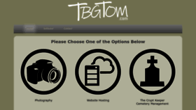 What Tbgtom.com website looked like in 2022 (1 year ago)