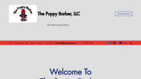 What Thepuppybarber.com website looked like in 2022 (1 year ago)
