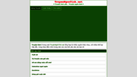 What Truyentinh.net website looked like in 2022 (2 years ago)