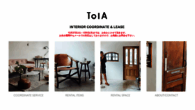 What Toia-inc.com website looked like in 2022 (1 year ago)